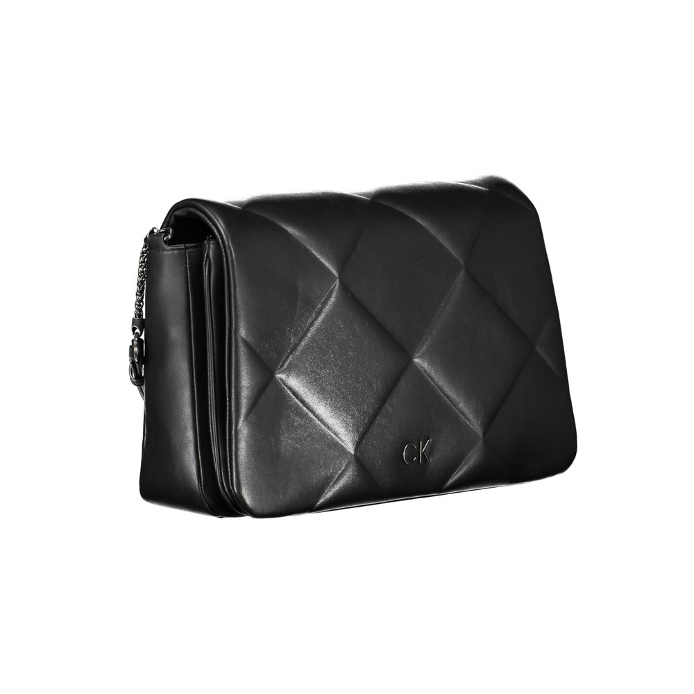 Calvin Klein Black Polyester Handbag - ACCEXO