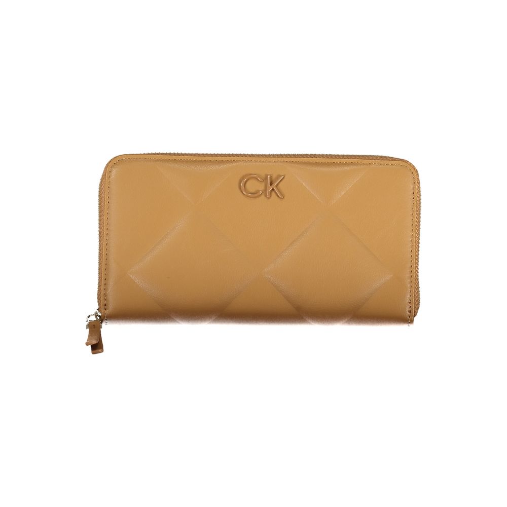 Calvin Klein Brown Polyester Wallet - ACCEXO