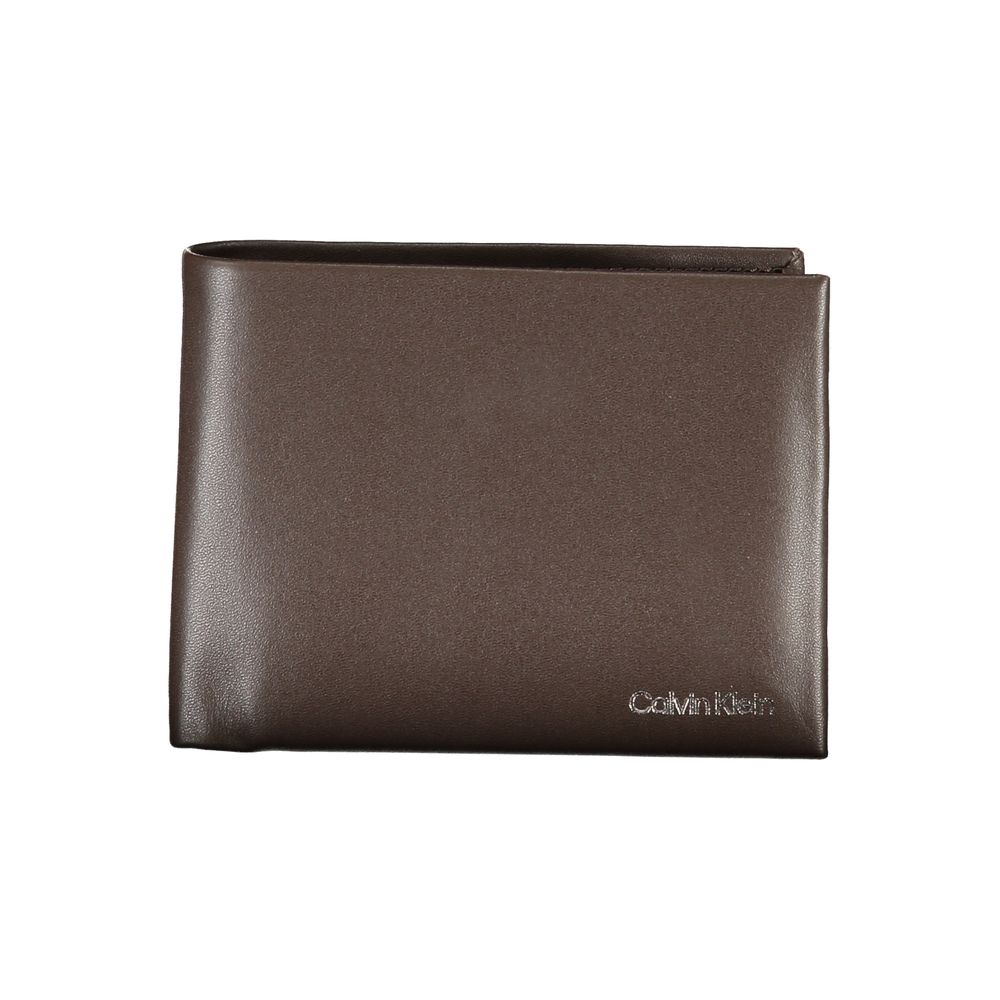 Calvin Klein Brown Leather Wallet - ACCEXO