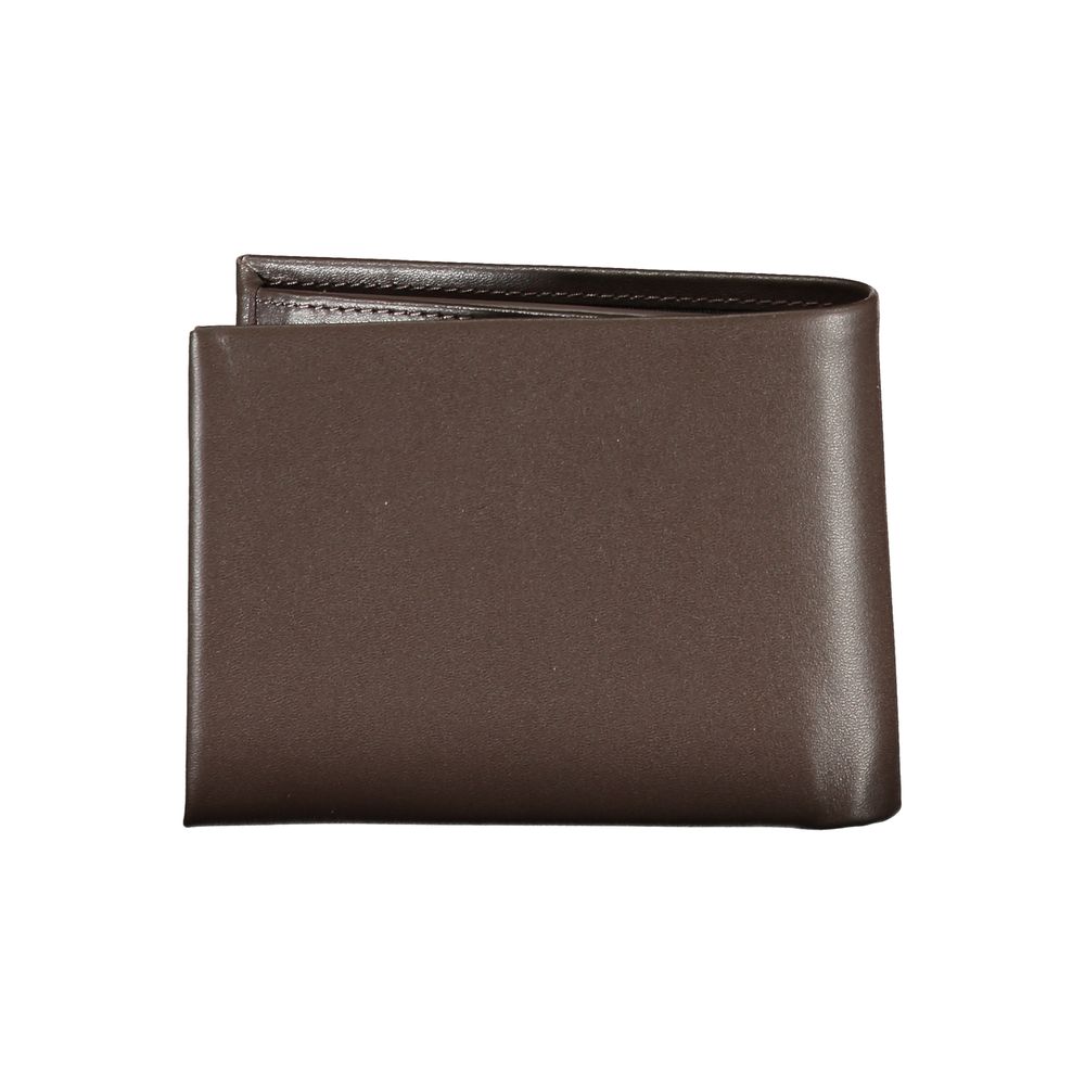 Calvin Klein Brown Leather Wallet - ACCEXO