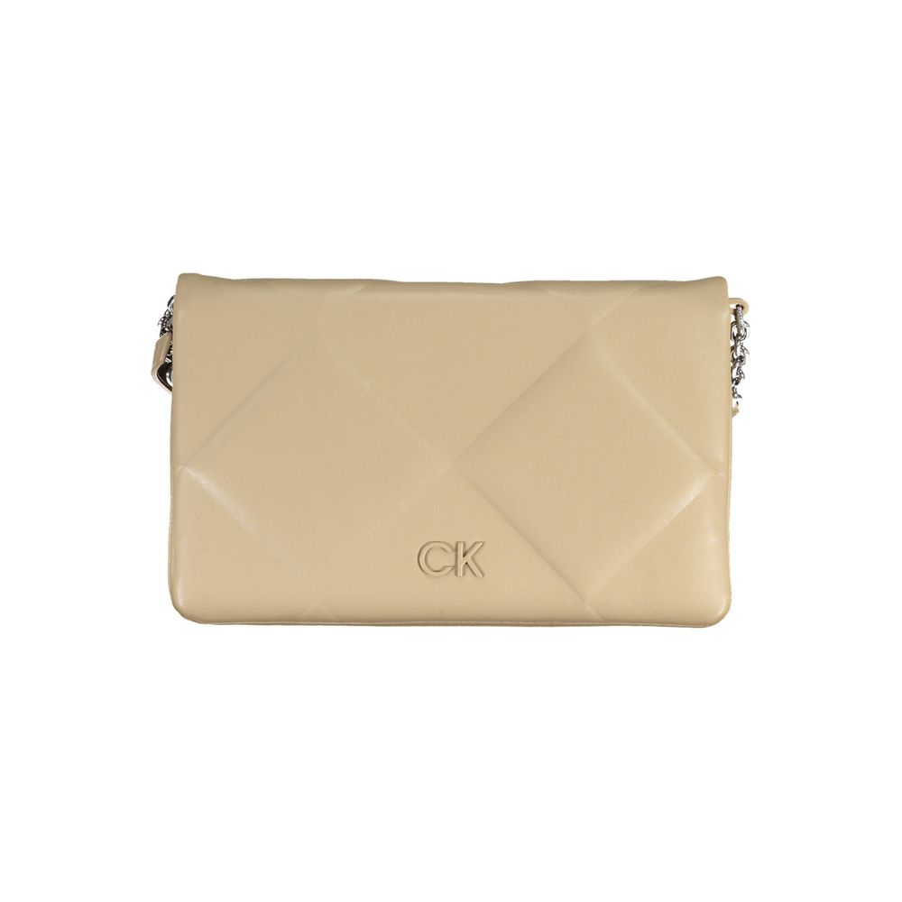Calvin Klein Beige Polyester Handbag - ACCEXO