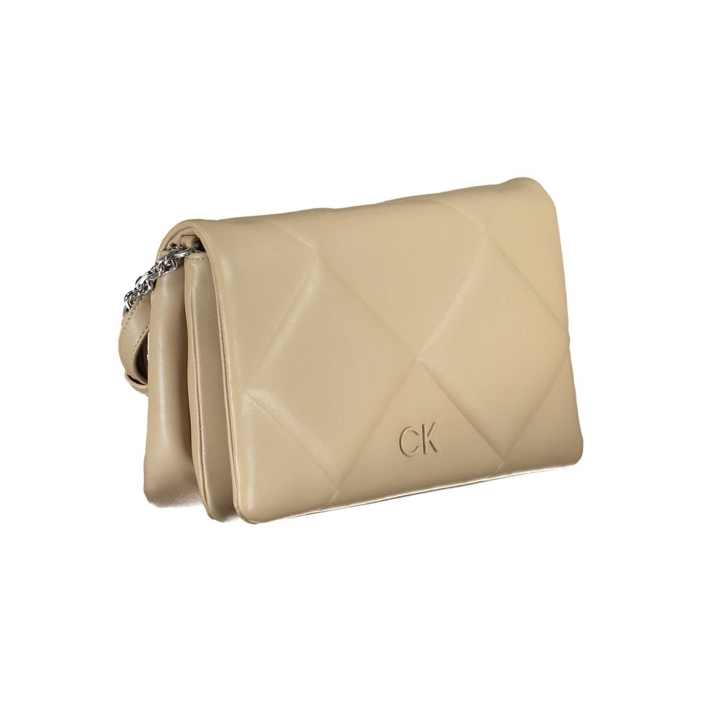 Calvin Klein Beige Polyester Handbag - ACCEXO