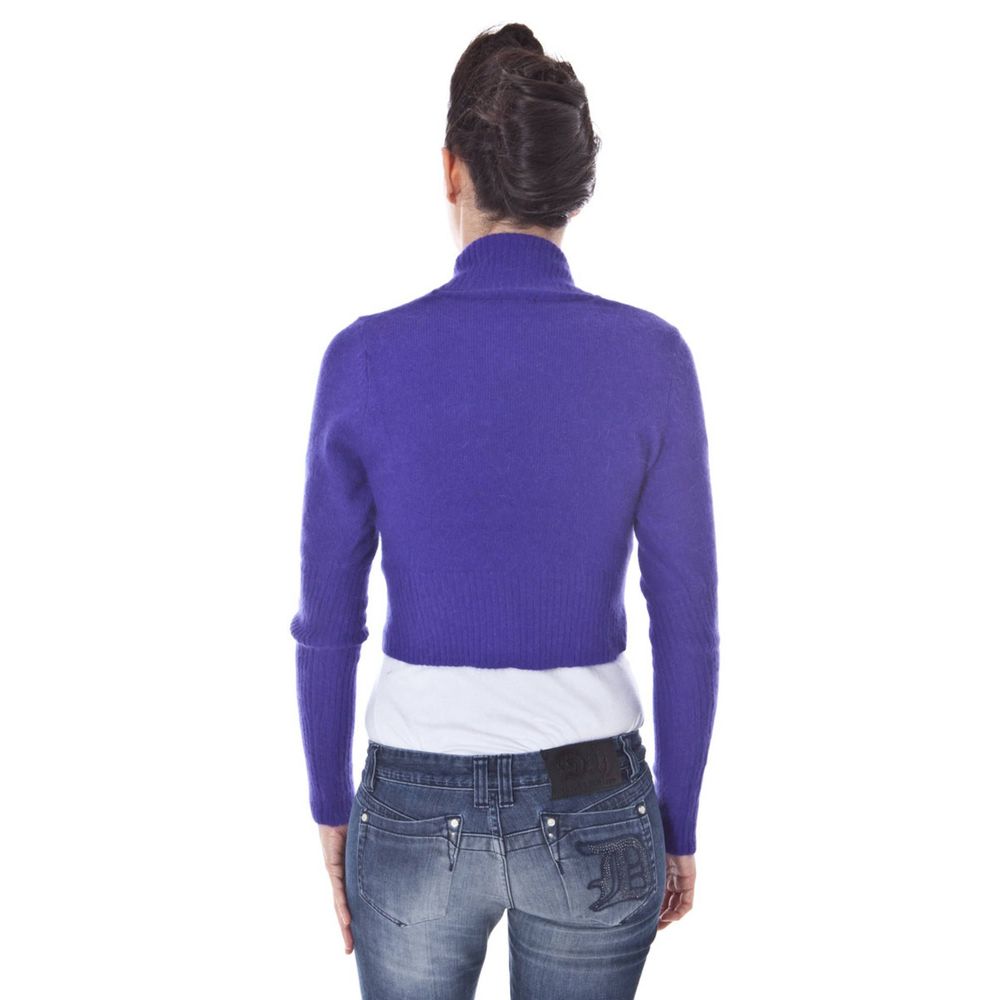 Datch Purple Wool Sweater - ACCEXO