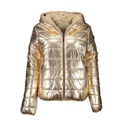 U.S. POLO ASSN. Gold Nylon Jackets & Coat - ACCEXO