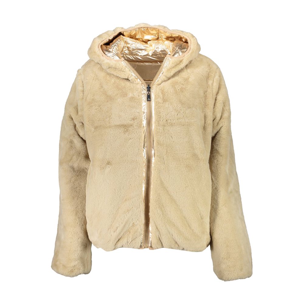 U.S. POLO ASSN. Gold Nylon Jackets & Coat - ACCEXO