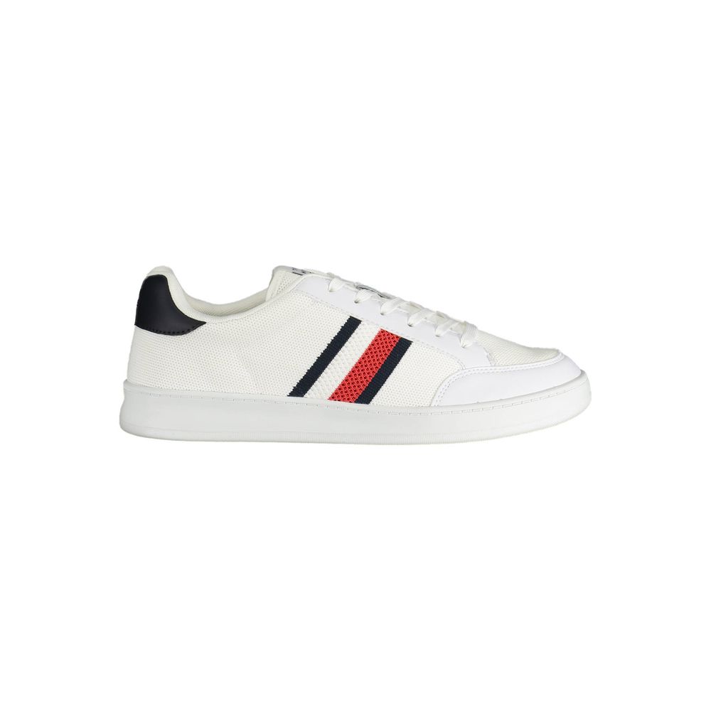 Tommy Hilfiger White Polyester Sneaker - ACCEXO