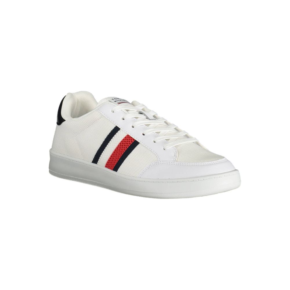 Tommy Hilfiger White Polyester Sneaker - ACCEXO