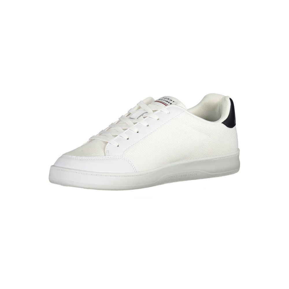 Tommy Hilfiger White Polyester Sneaker - ACCEXO