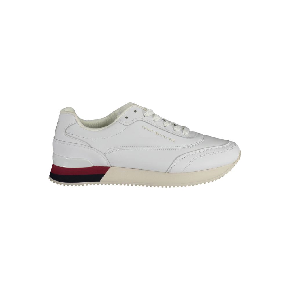 Tommy Hilfiger White Polyester Sneaker - ACCEXO