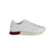Tommy Hilfiger White Polyester Sneaker - ACCEXO
