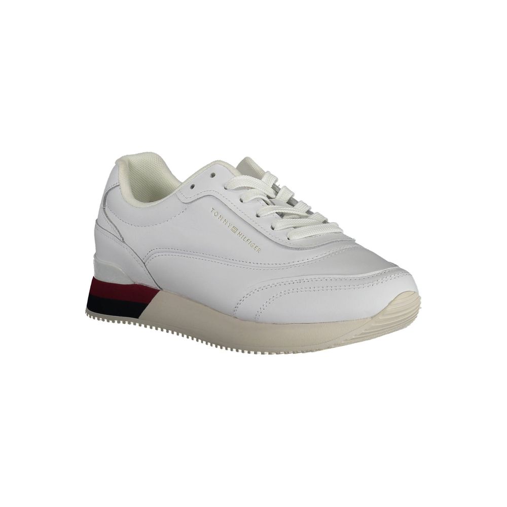Tommy Hilfiger White Polyester Sneaker - ACCEXO