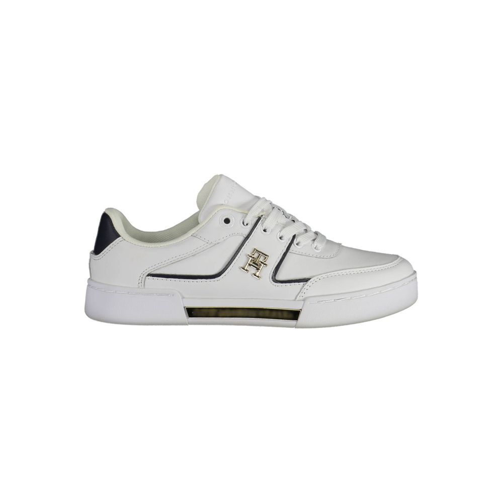 Tommy Hilfiger White Polyester Sneaker - ACCEXO
