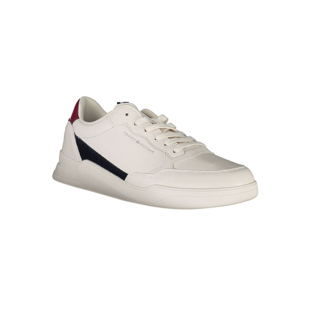 Tommy Hilfiger White Polyester Sneaker - ACCEXO