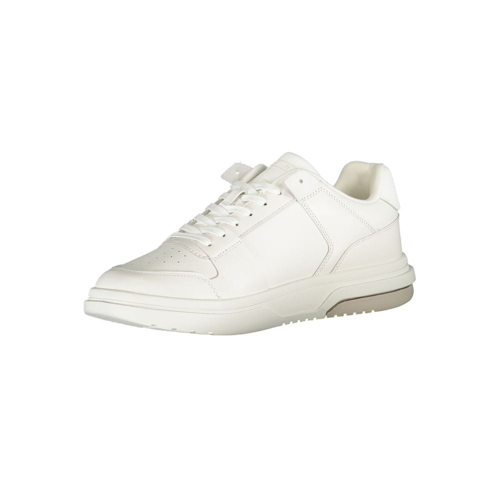 Tommy Hilfiger White Polyester Sneaker - ACCEXO