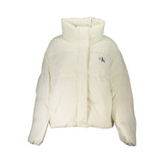 Calvin Klein White Polyamide Jackets & Coat - ACCEXO