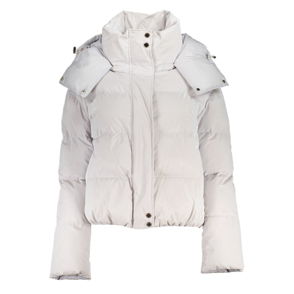 Patrizia Pepe White Polyethylene Jackets & Coat - ACCEXO