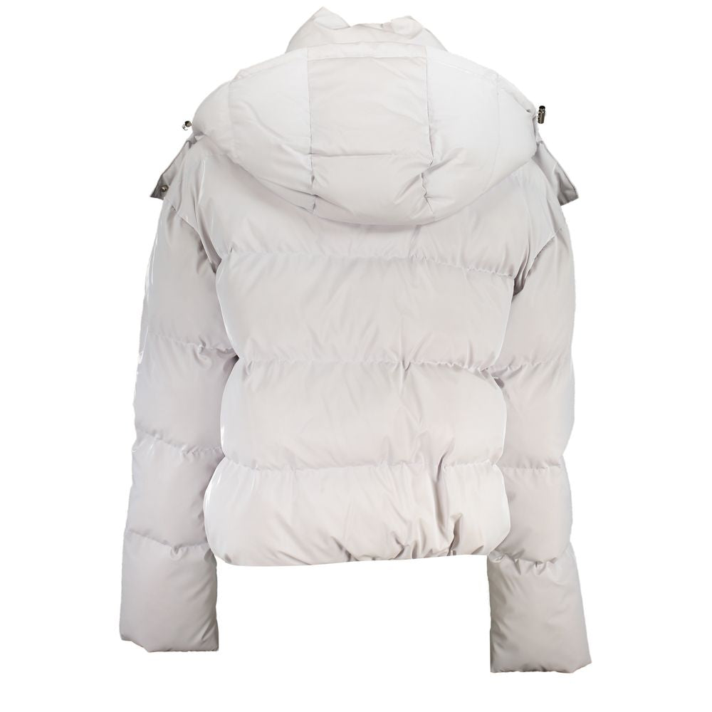 Patrizia Pepe White Polyethylene Jackets & Coat - ACCEXO