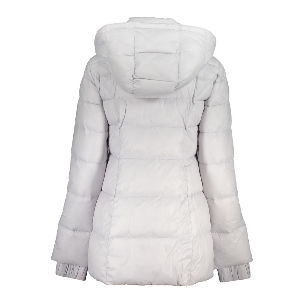 Patrizia Pepe White Polyamide Jackets & Coat - ACCEXO