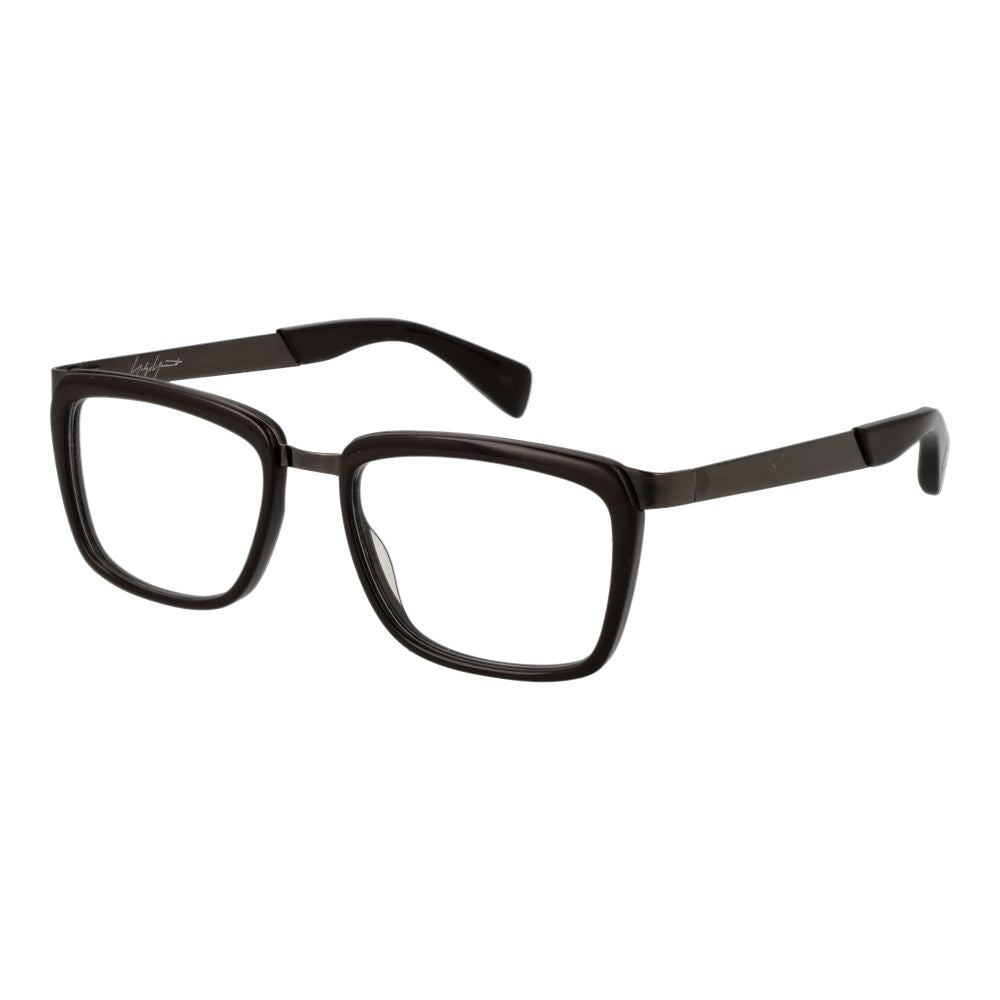 Yohji Yamamoto Brown Unisex Optical Frames - ACCEXO