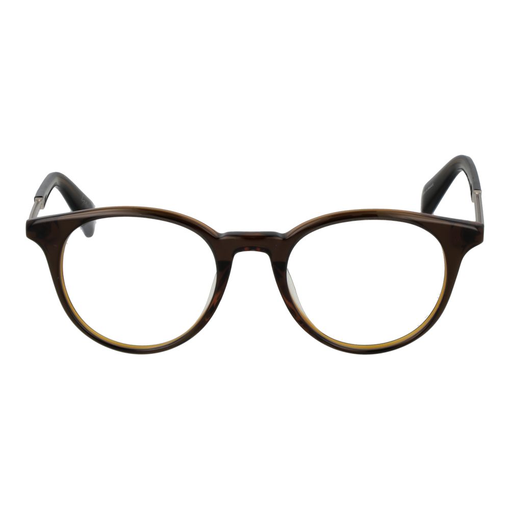 Yohji Yamamoto Brown Men Optical Frames - ACCEXO
