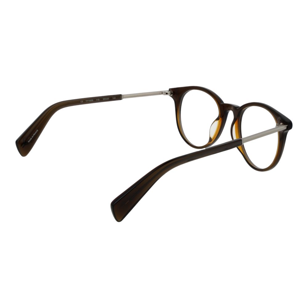 Yohji Yamamoto Brown Men Optical Frames - ACCEXO