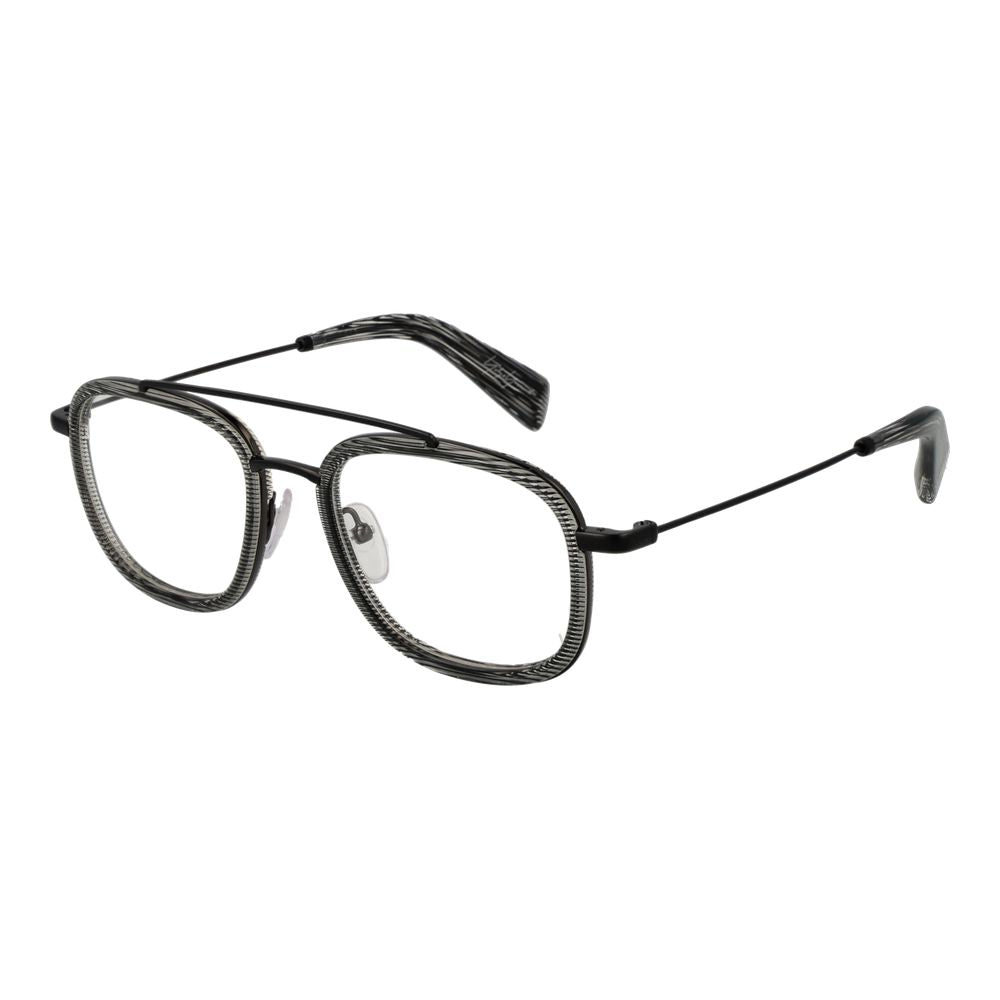 Yohji Yamamoto Gray Unisex Optical Frames - ACCEXO