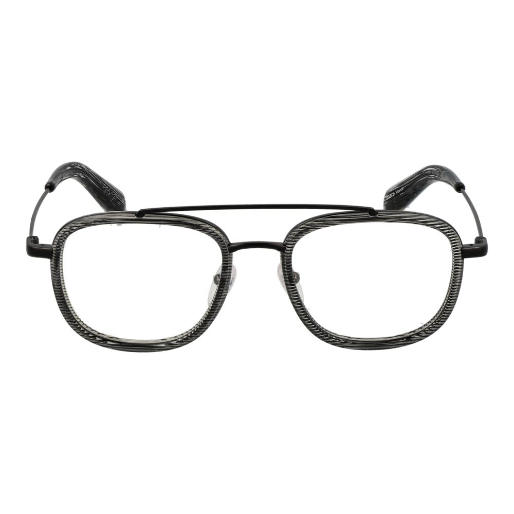 Yohji Yamamoto Gray Unisex Optical Frames - ACCEXO