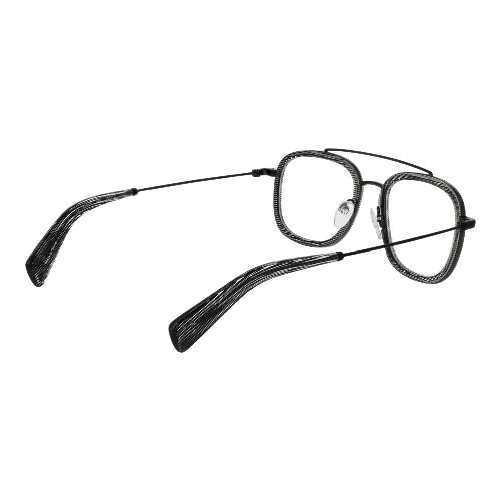Yohji Yamamoto Gray Unisex Optical Frames - ACCEXO