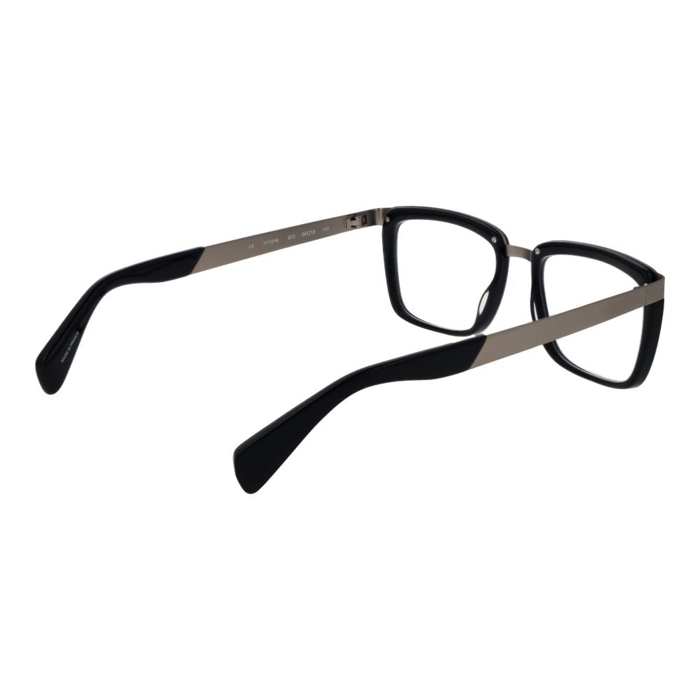 Yohji Yamamoto Black Unisex Optical Frames - ACCEXO
