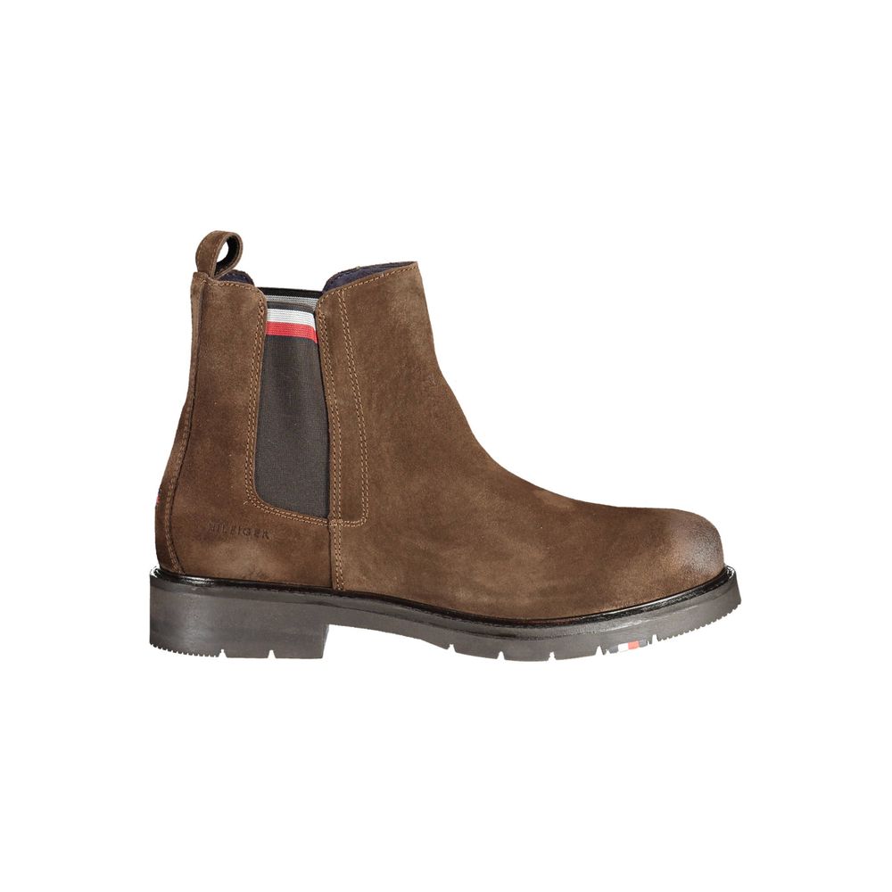 Tommy Hilfiger Brown Polyester Boot - ACCEXO