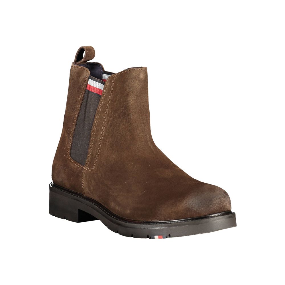 Tommy Hilfiger Brown Polyester Boot - ACCEXO