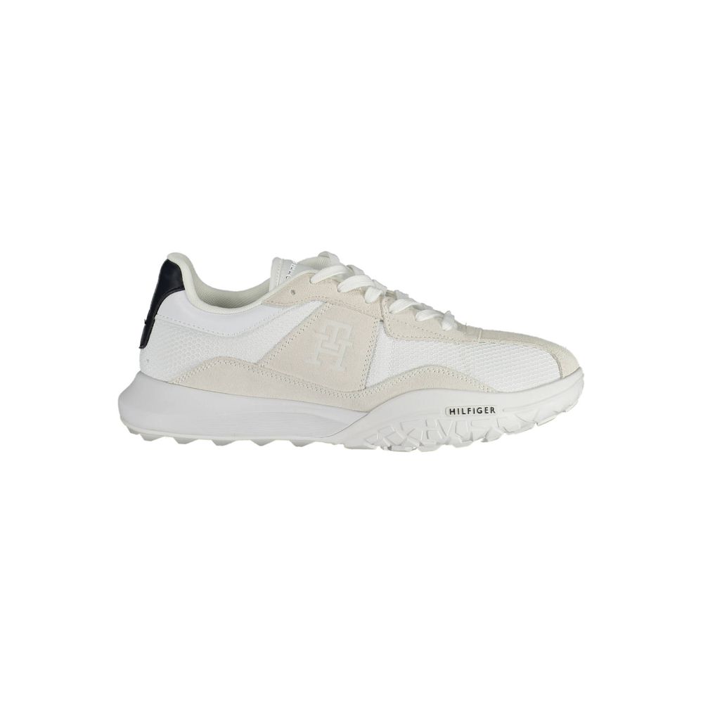 Tommy Hilfiger White Polyester Sneaker - ACCEXO