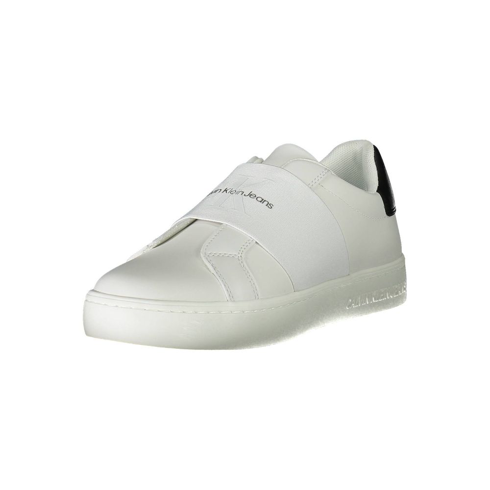 Calvin Klein White Polyester Sneaker - ACCEXO