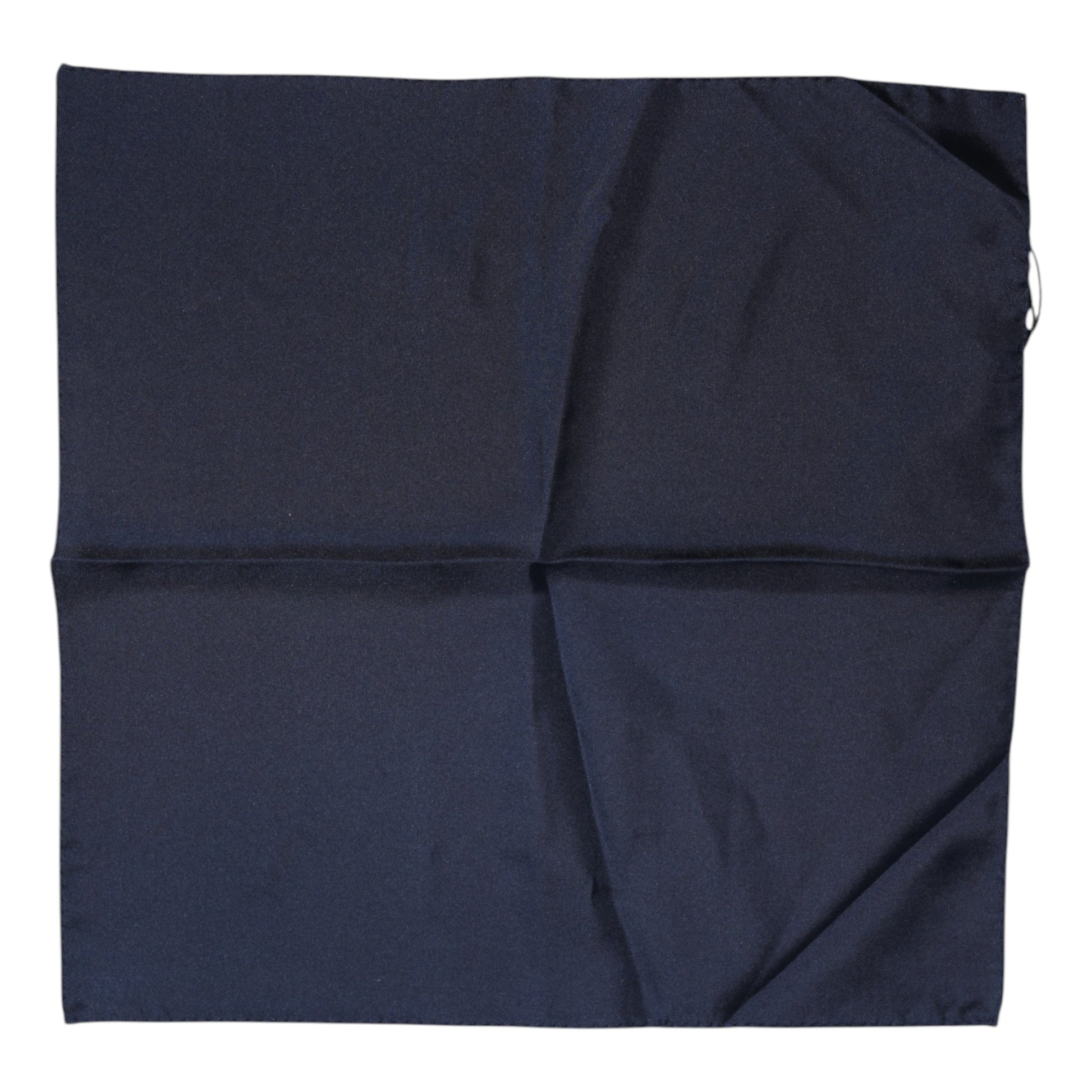 Dolce & Gabbana Dark Blue Silk Square Men Foulard Scarf - ACCEXO