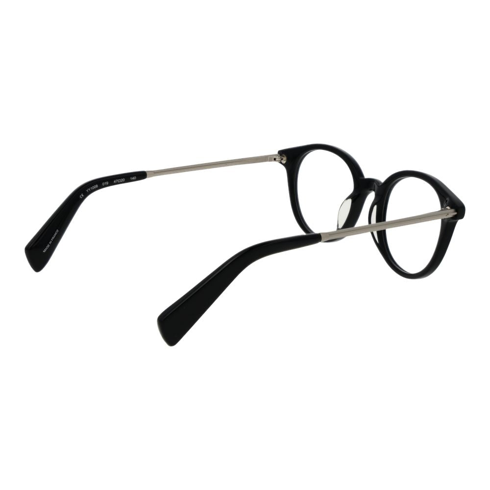 Yohji Yamamoto Black Unisex Optical Frames - ACCEXO