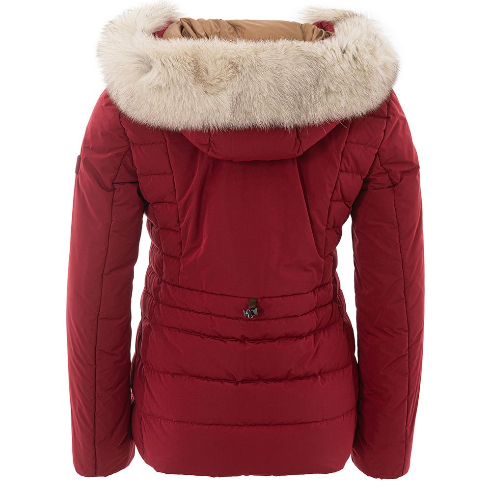Peuterey Bordeaux Polyester Jackets & Coat - ACCEXO