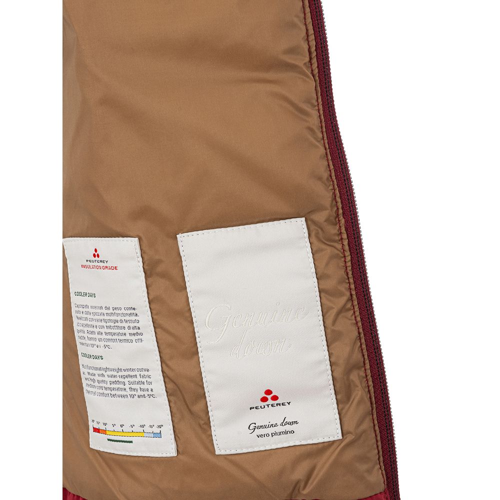 Peuterey Bordeaux Polyester Jackets & Coat - ACCEXO