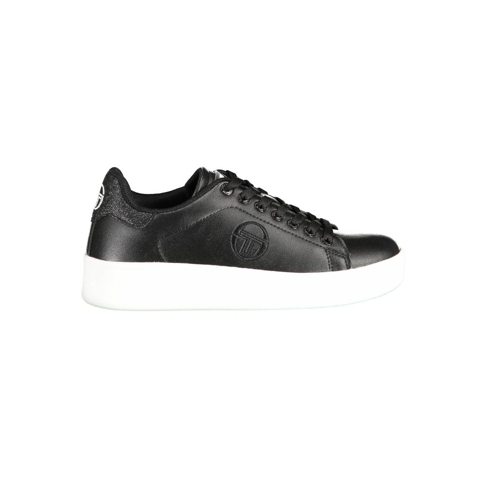 Sergio Tacchini Black Polyester Sneaker - ACCEXO