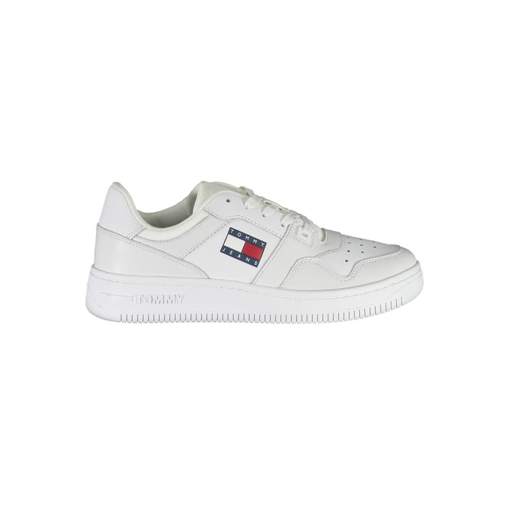 Tommy Hilfiger White Polyester Sneaker - ACCEXO
