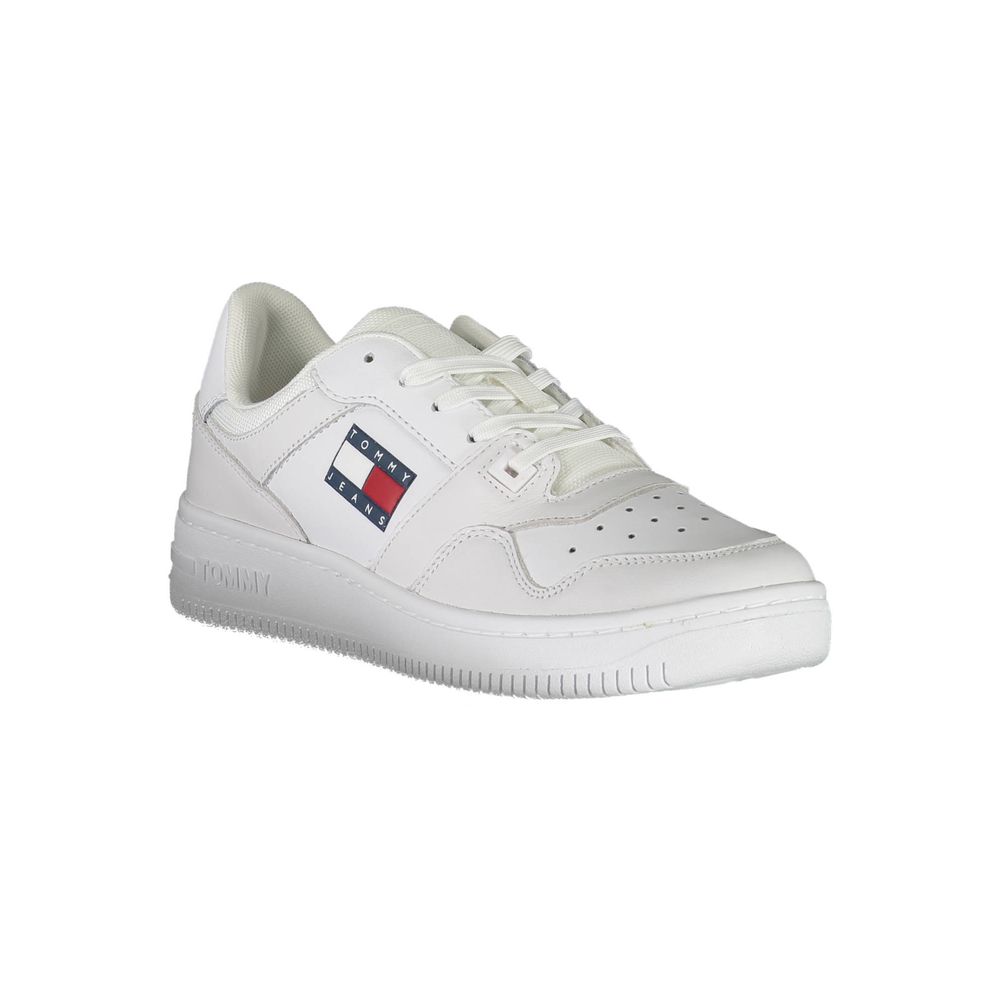 Tommy Hilfiger White Polyester Sneaker - ACCEXO