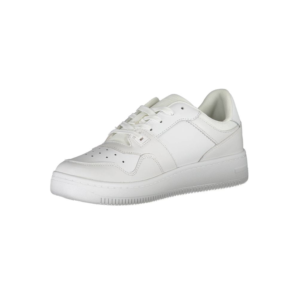 Tommy Hilfiger White Polyester Sneaker - ACCEXO