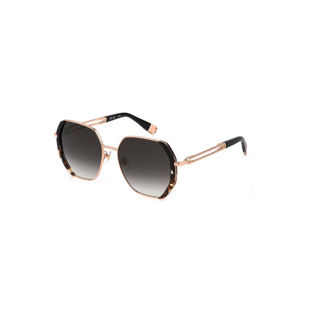 Furla Gold Haircalf Sunglasses