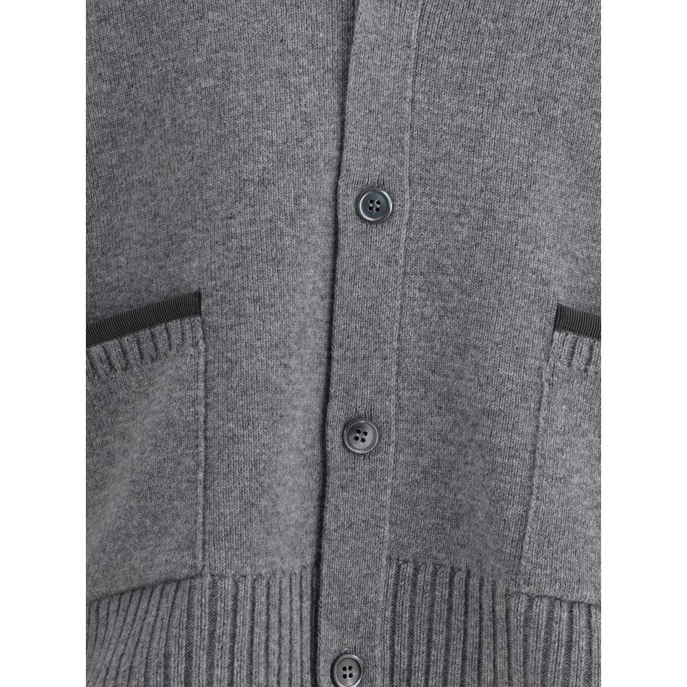 Thom Browne Merino wool Cardigan - ACCEXO