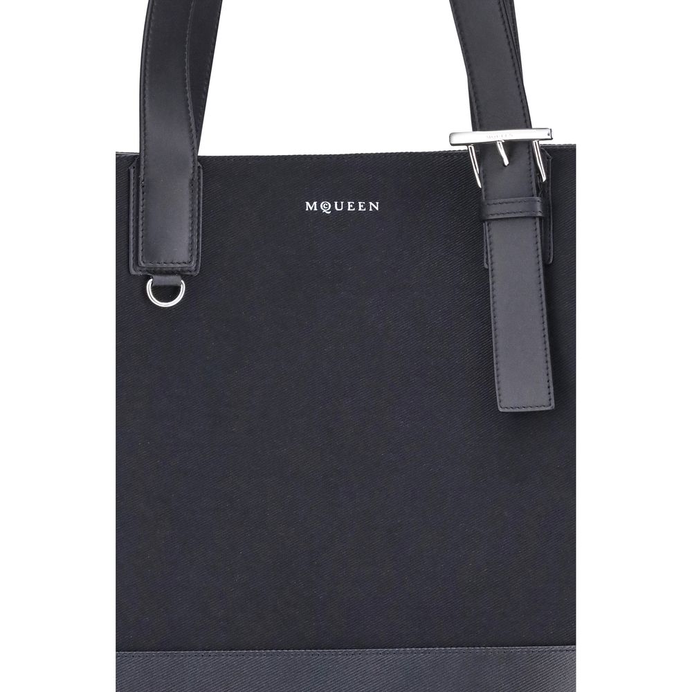 Alexander McQueen Canvas Tote Bag - ACCEXO