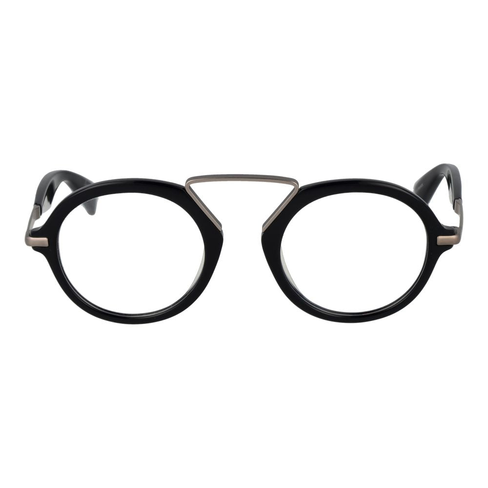 Yohji Yamamoto Black Men Optical Frames - ACCEXO