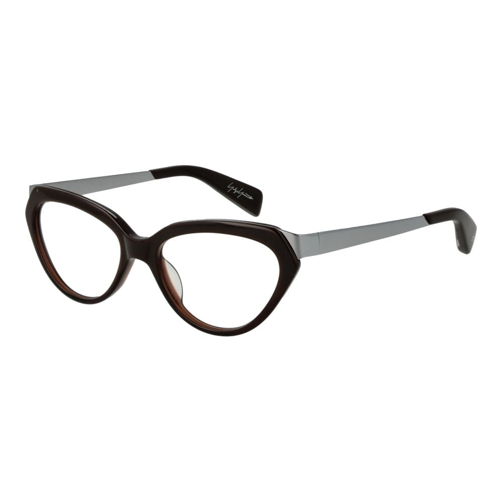 Yohji Yamamoto Brown Unisex Optical Frames - ACCEXO