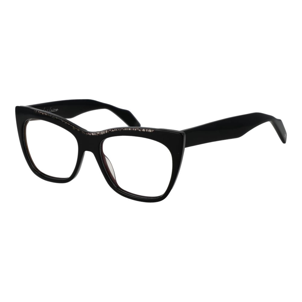 Yohji Yamamoto Black Men Optical Frames - ACCEXO
