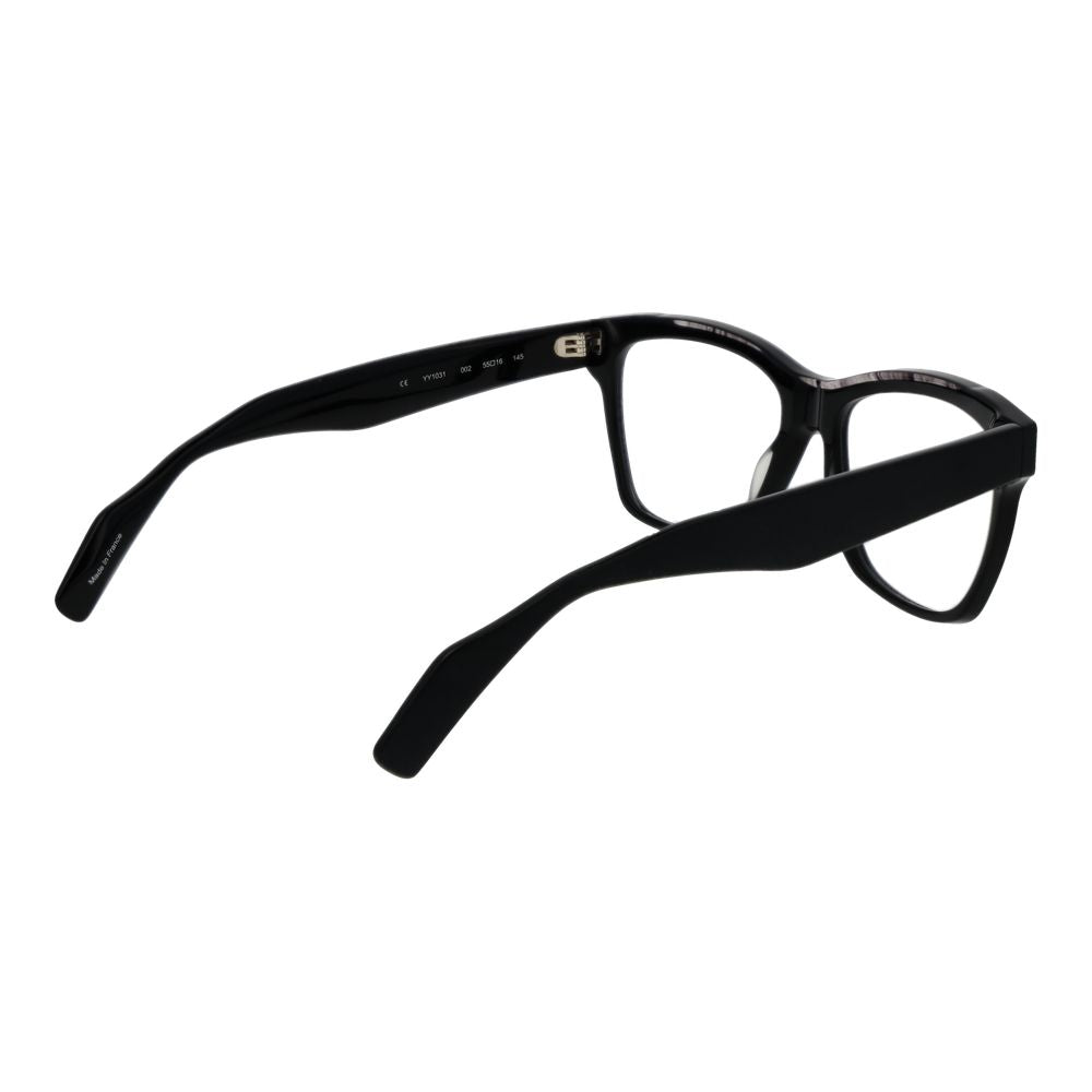 Yohji Yamamoto Black Unisex Optical Frames - ACCEXO