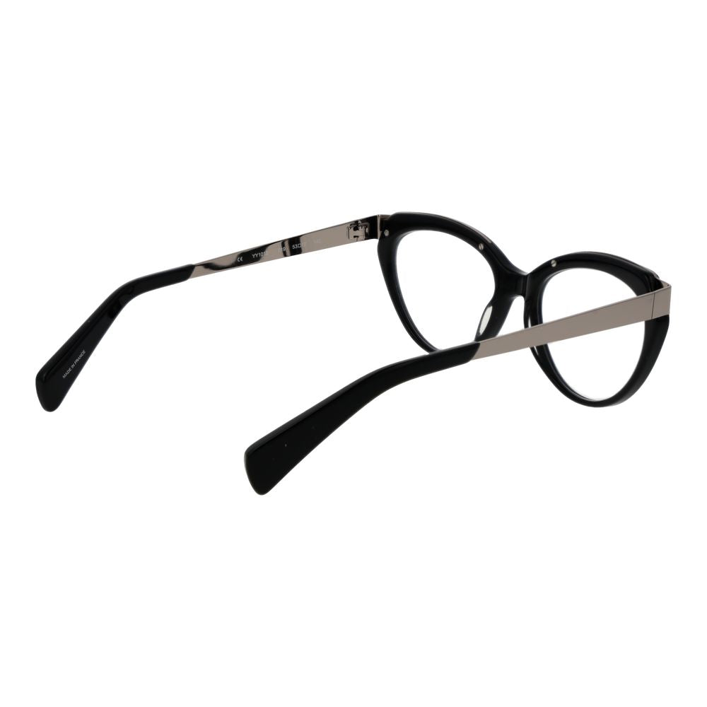 Yohji Yamamoto Black Unisex Optical Frames - ACCEXO