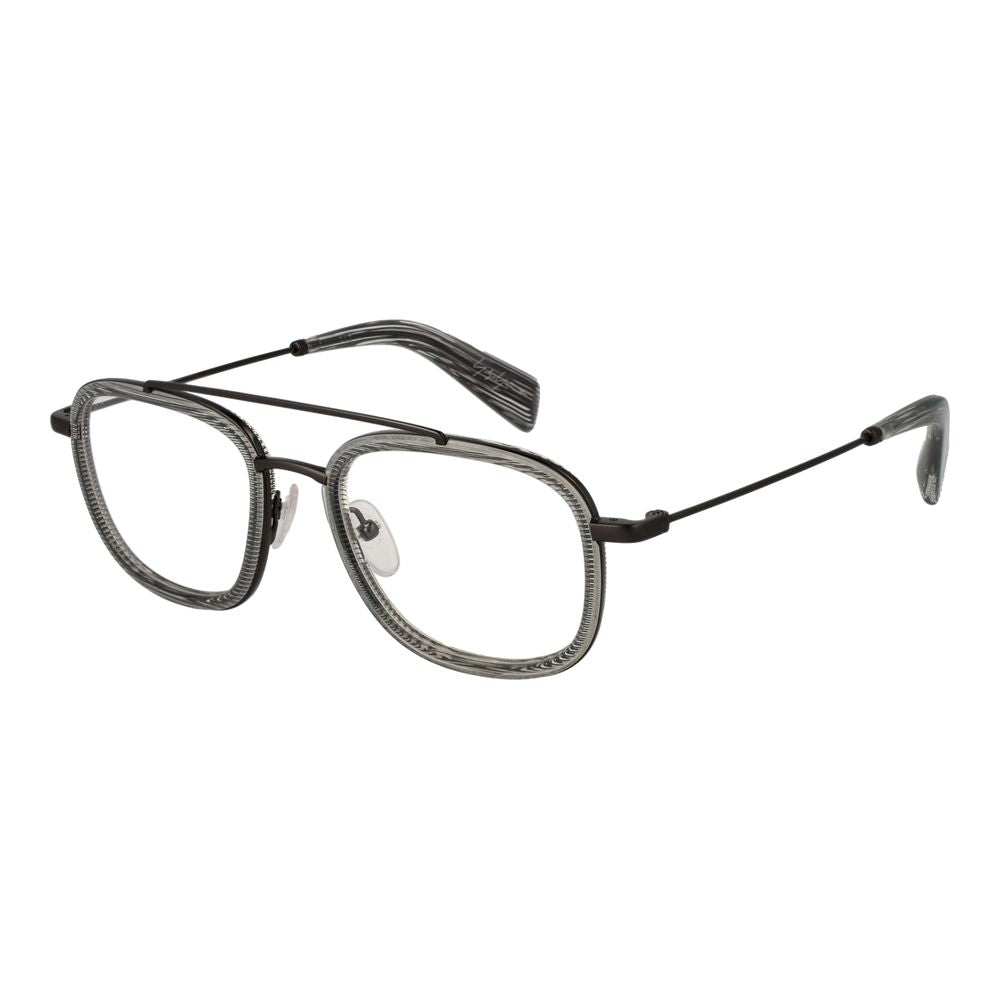 Yohji Yamamoto Gray Men Optical Frames - ACCEXO